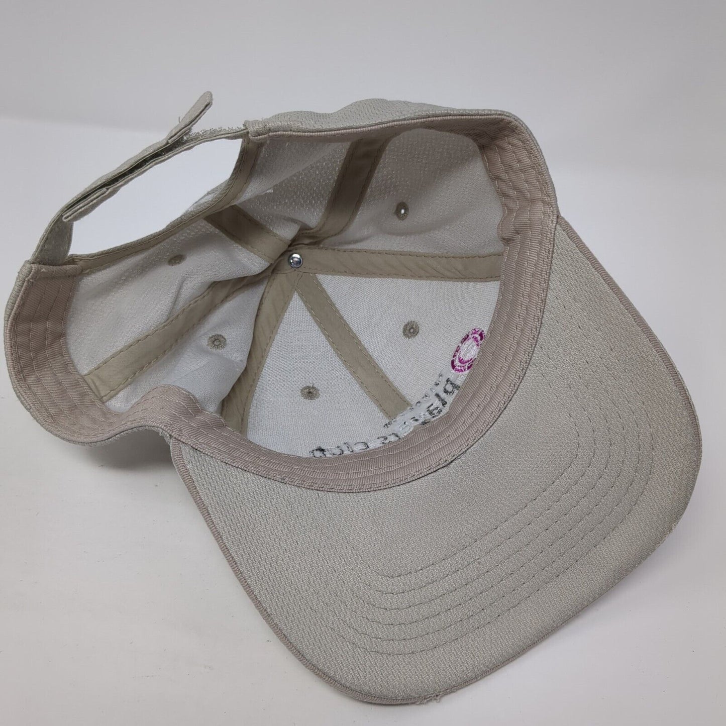 Princess Players Club Tournament Strapback Hat Tan One Size Embroidered