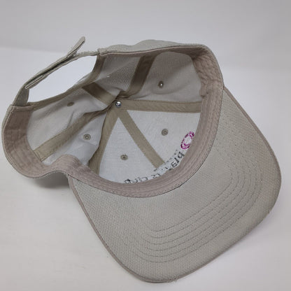 Princess Players Club Tournament Strapback Hat Tan One Size Embroidered