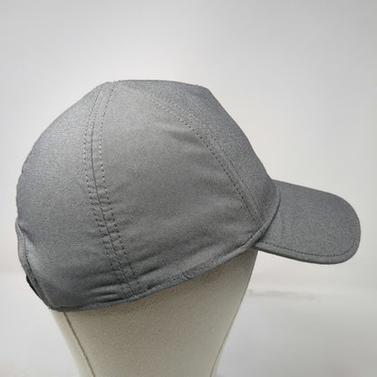 Lululemon 5 Panel Gray One Size Strapback Nylon Spandex Athletic Running Hat