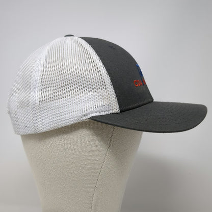 Richardson Trucker Hat Gray S CDA National Mesh Back Snapback 115 Small