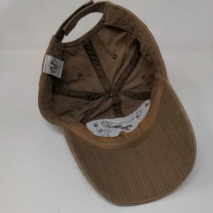 Cowgirl Bling Strapback Hat Tan OSFA Adjustable Vent Holes Western