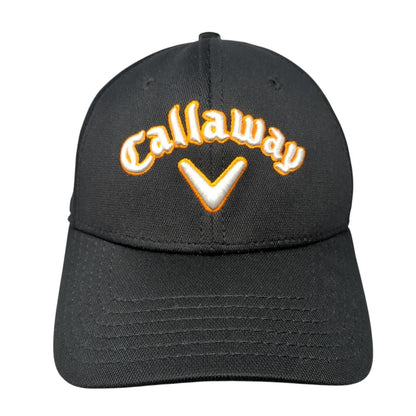 Callaway Hex Hot Strapback Hat Black One Size Adjustable Embroidered 6 Panel