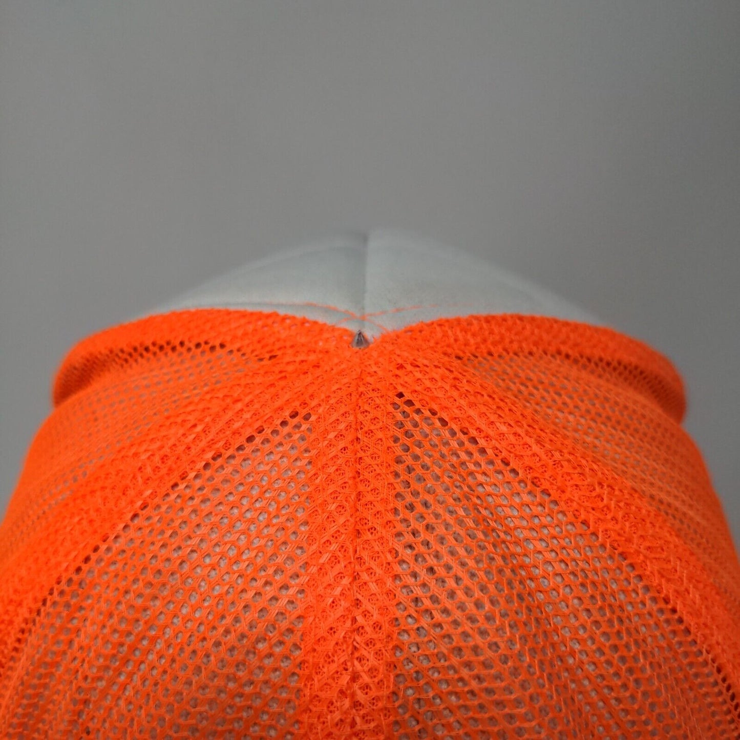 Three Two Eight Snapback Mesh Back Rope Trucker Hat Orange OSFM Otto