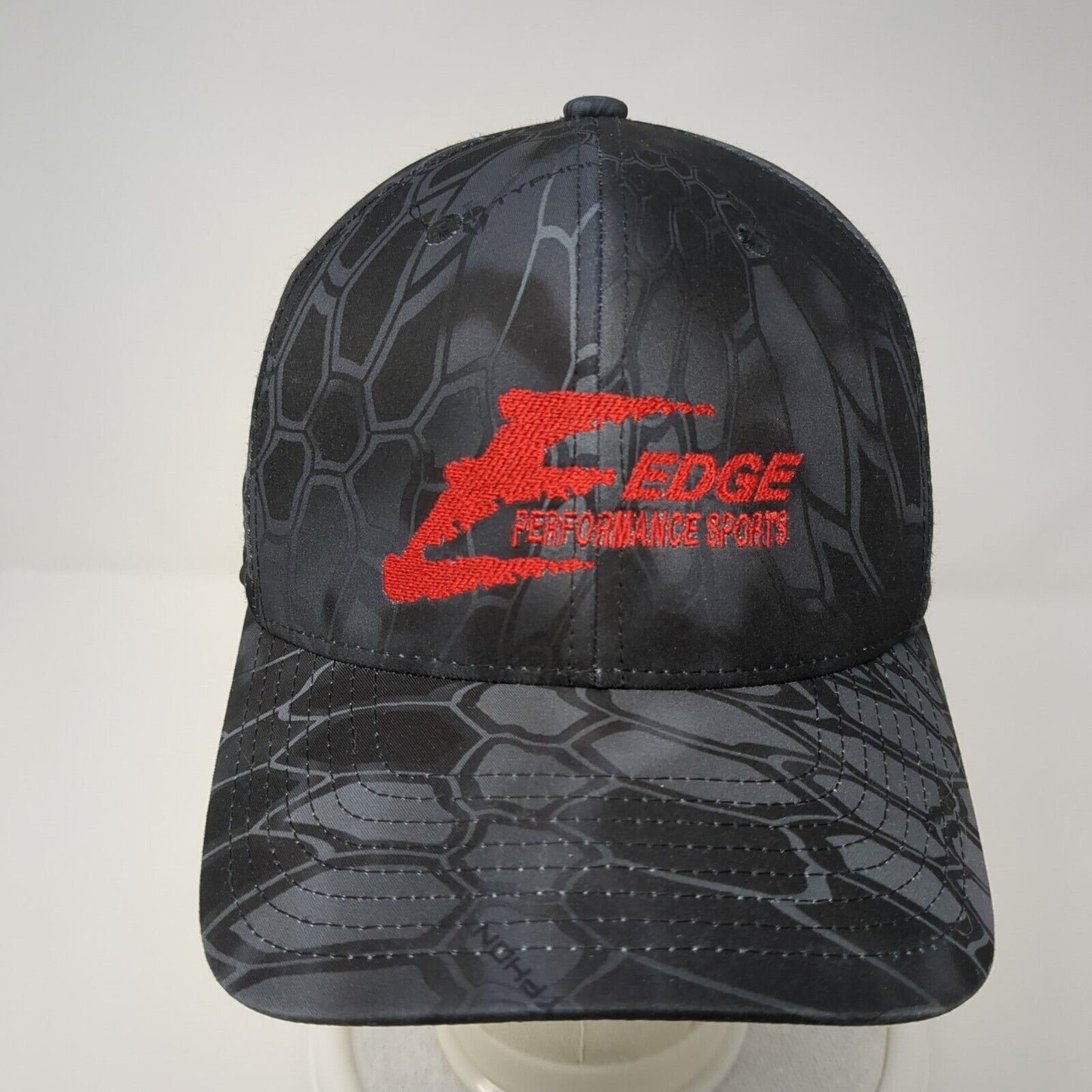 Edge Performance Sports Fitted Hat Camo S-M Embroidered Flexfit Yupoong