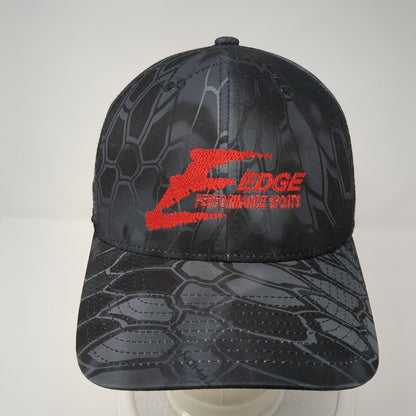 Edge Performance Sports Fitted Hat Camo S-M Embroidered Flexfit Yupoong