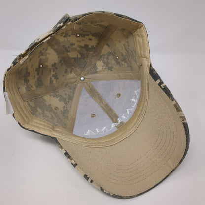 Alabama Strapback Hat Digital Camo One Size Adjustable Embroidered