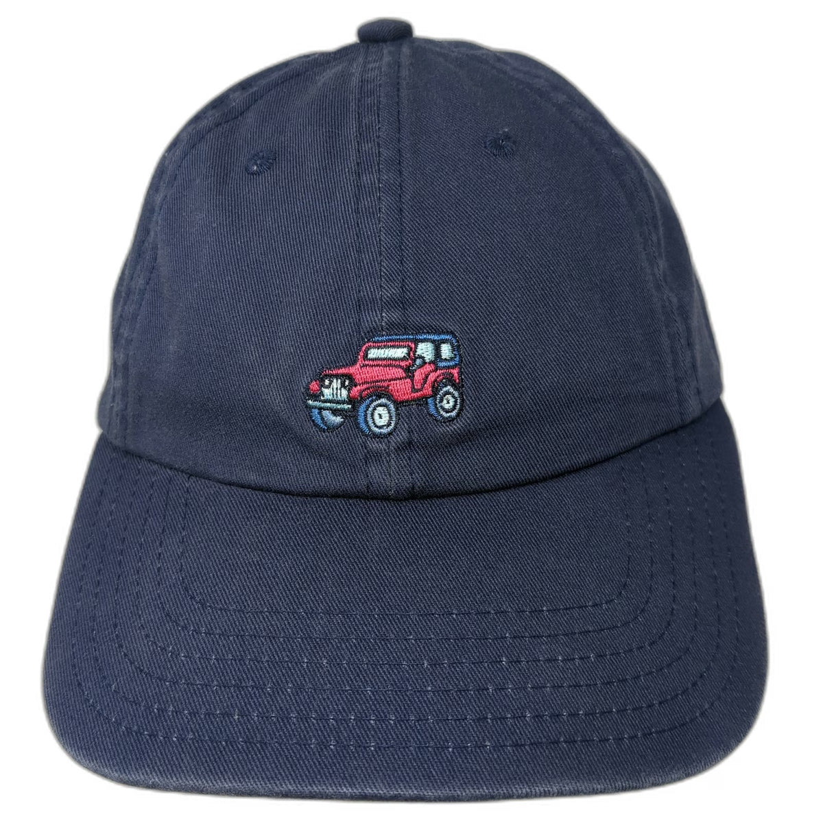 Vineyard Vines Blue One Size Baseball Cap Red SUV Jeep Off-Road Truck Cotton Hat