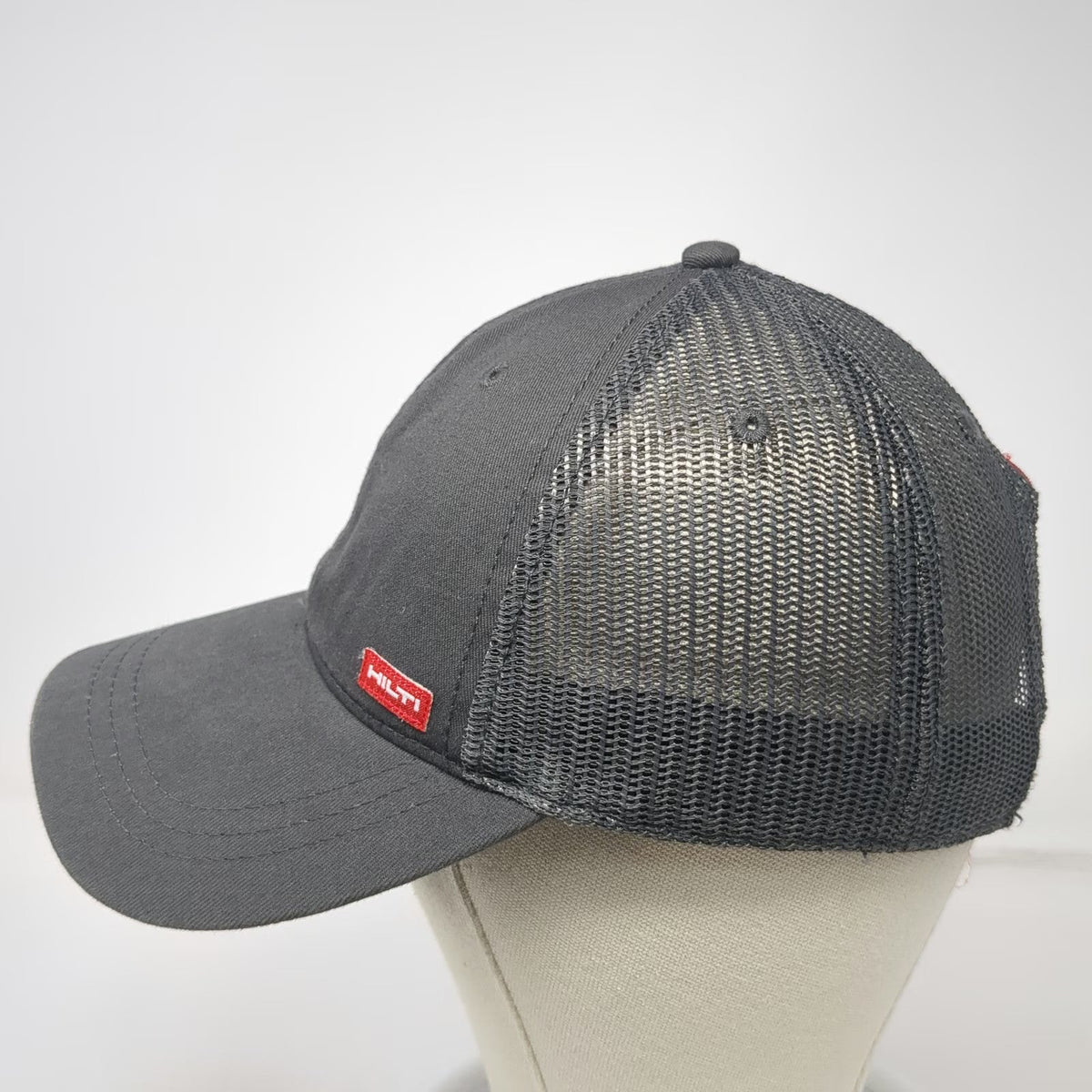 Hilti Baseball Cap Gray One Size Mesh Back Adjustable Construction Tool Hat