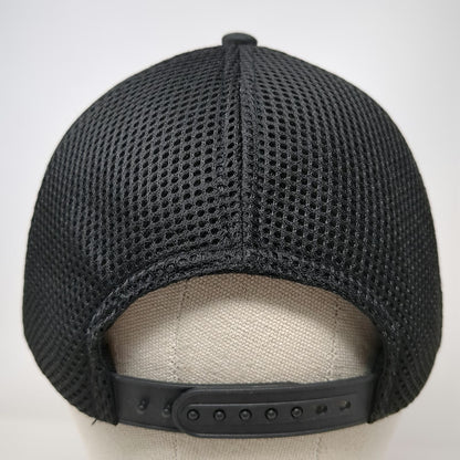 Quake City Caps Republic Services Star Logo Trucker Hat Black One Size Snapback