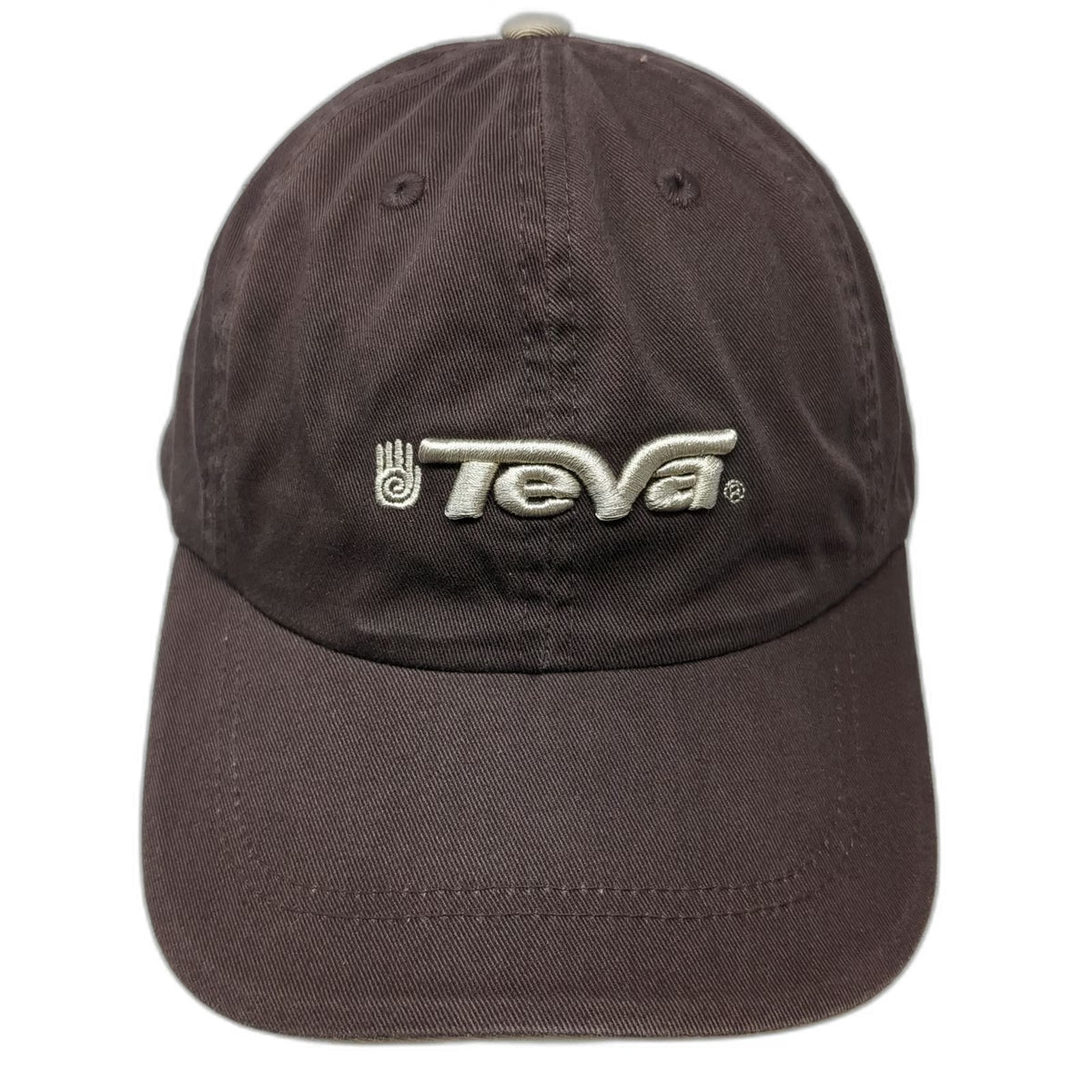 Teva Baseball Cap Brown One Size Slideback Embroidered Logo Outdoor Active Hat