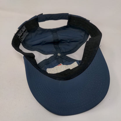 Sunny Breeze Strapback Hat Blue One Size Adjustable Vented Holes Town Talk