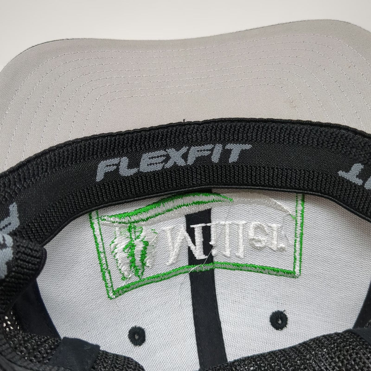 Flexfit Baseball Cap Black One Size Miller Beer Logo Trucker Mesh Stretch Hat