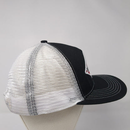 Redneck Snapback Mesh Back Trucker Hat Black One Size Cowboy Hardware