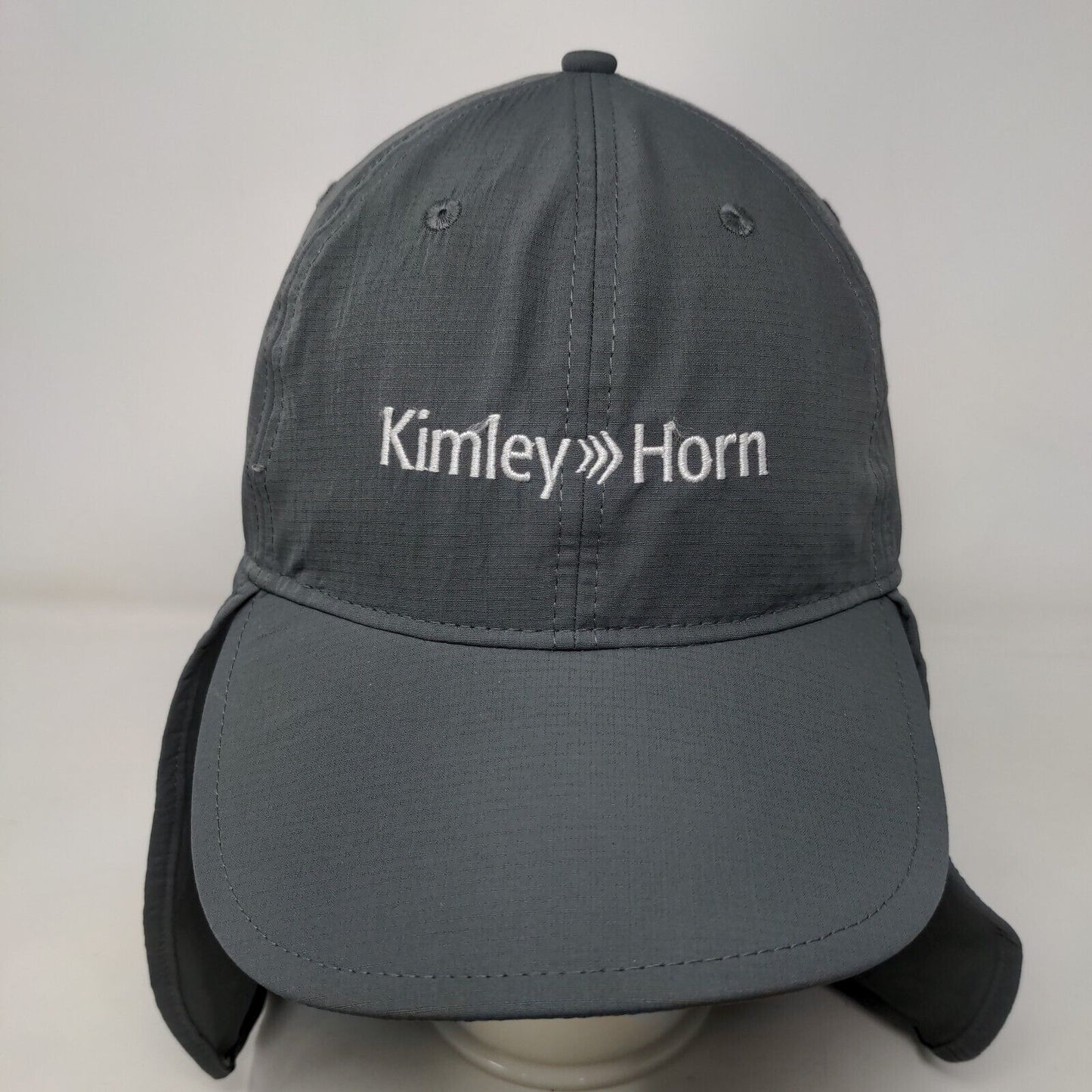 Kimley Horn Toggle Back Hat Gray One Size Ear Flap Port Authority