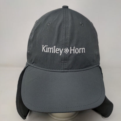 Kimley Horn Toggle Back Hat Gray One Size Ear Flap Port Authority