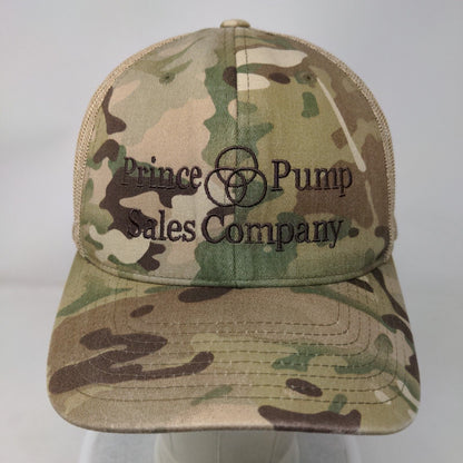 Prince Pump Sales Company Snapback Trucker Hat Camouflage One Size Mesh Back