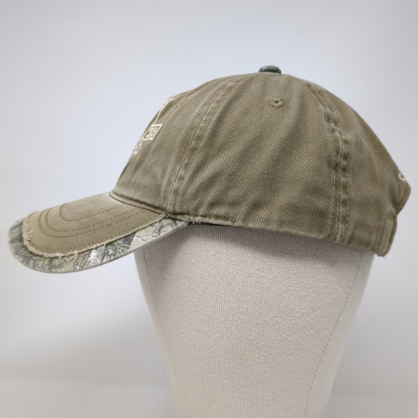 Outdoor Cap Baseball Brown One Size New Hampshire Fish Game 150 Years Camo Hat