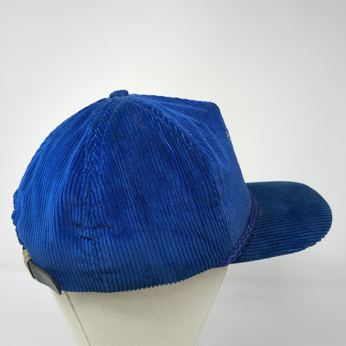 Imperial 5 Panel Blue One Size Corduroy St George Golf Club Rope Strapback Hat