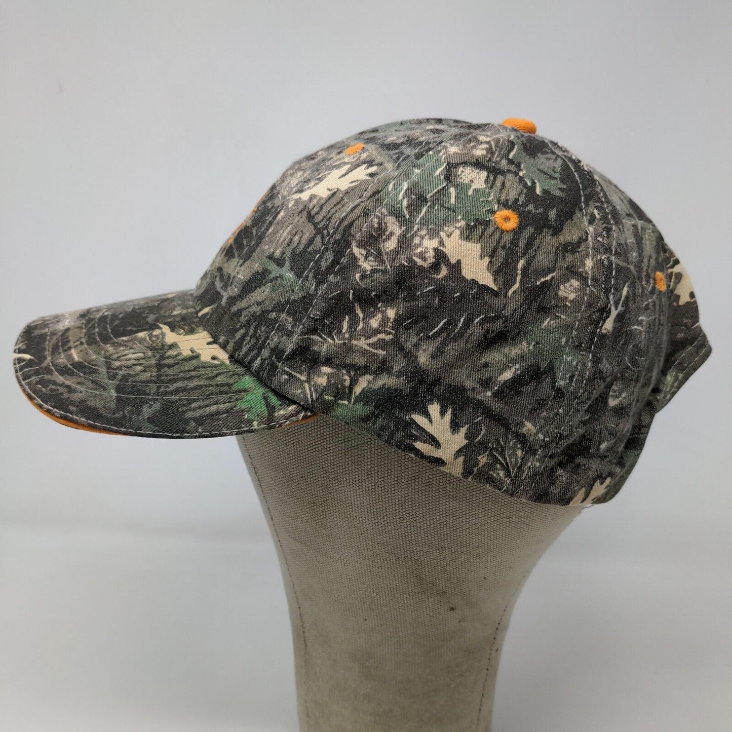 Hit Wear Men's Strapback Hat Camo Size OSFA Embroidered EMJ Logo Cotton