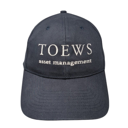TOEWS Asset Management Strapback Baseball Cap Black OS Adjustable Embroidered