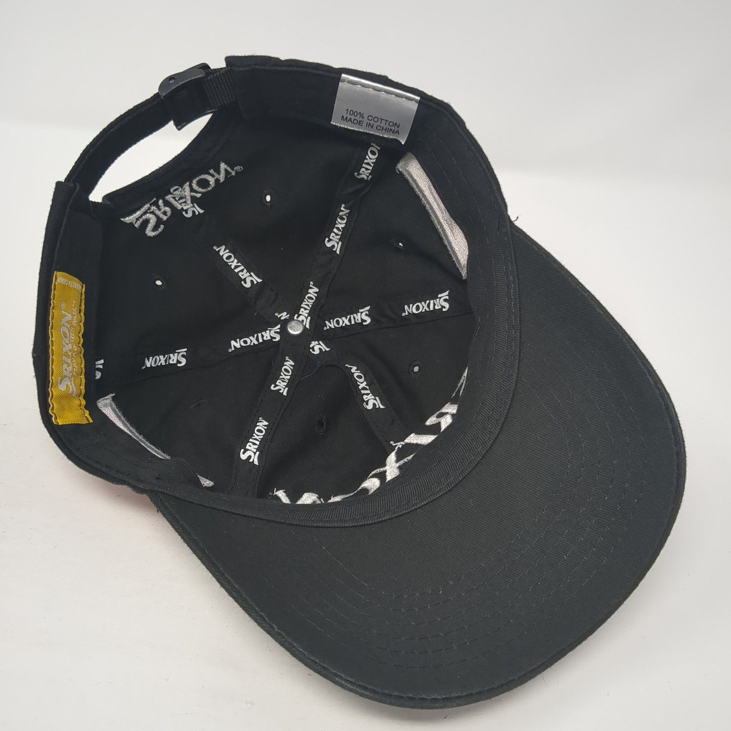 Srixon Slideback Hat Black One Size Adjustable Z Star Embroidered