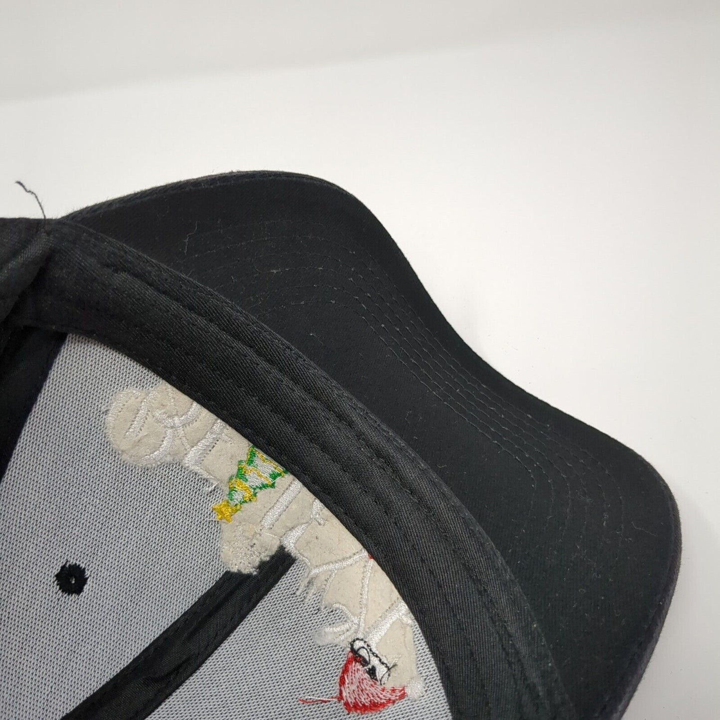 Believe Christmas Tree Holiday Slideback Hat Black OS Adjustable Embroidered