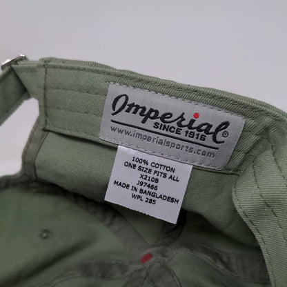 CS Beef Packers Slideback Hat Green OSFA Adjustable Embroidered 6 Panel Imperial