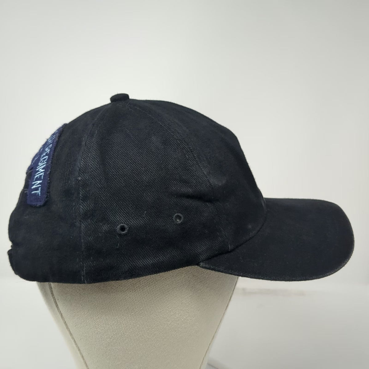 Black Baseball Cap One Size Kings Own Calgary Regiment Canada Slideback Hat