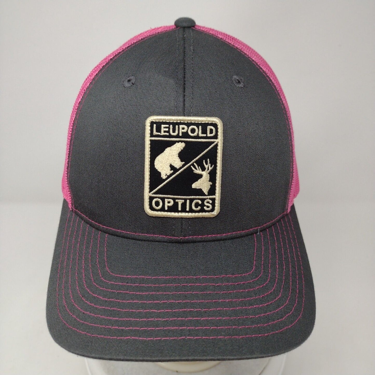Leupold Optics Snapback Trucker Hat Multicolor OSFA Adjustable Mesh Back