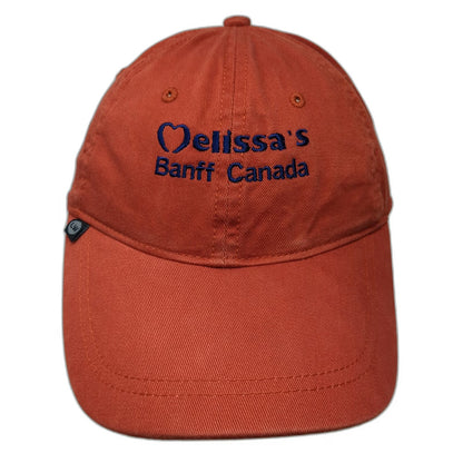 Levelwear Baseball Cap Orange Blue One Size Melissa's Road Race Banff Canada Hat