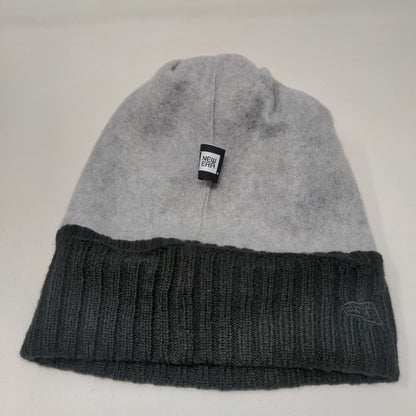 New Era Mens Knit Beanie Hat Gray Black Embroidered Purdue Grand Prix Foundation