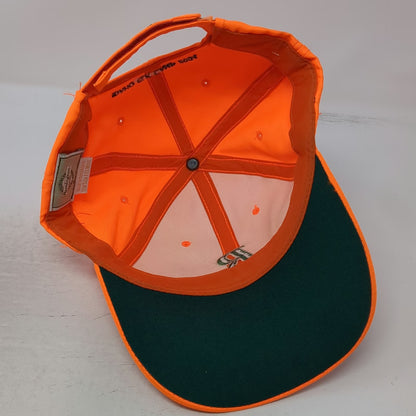 Remington Baseball Cap Orange One Size Idaho Elk Camp 2004 Hunting Safety Hat