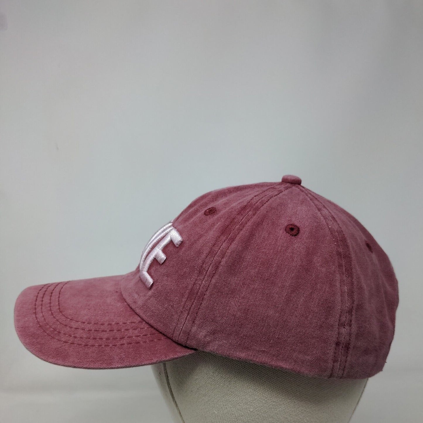 Love Slideback Hat Red One Size Embroidered Adjustable Vent Holes