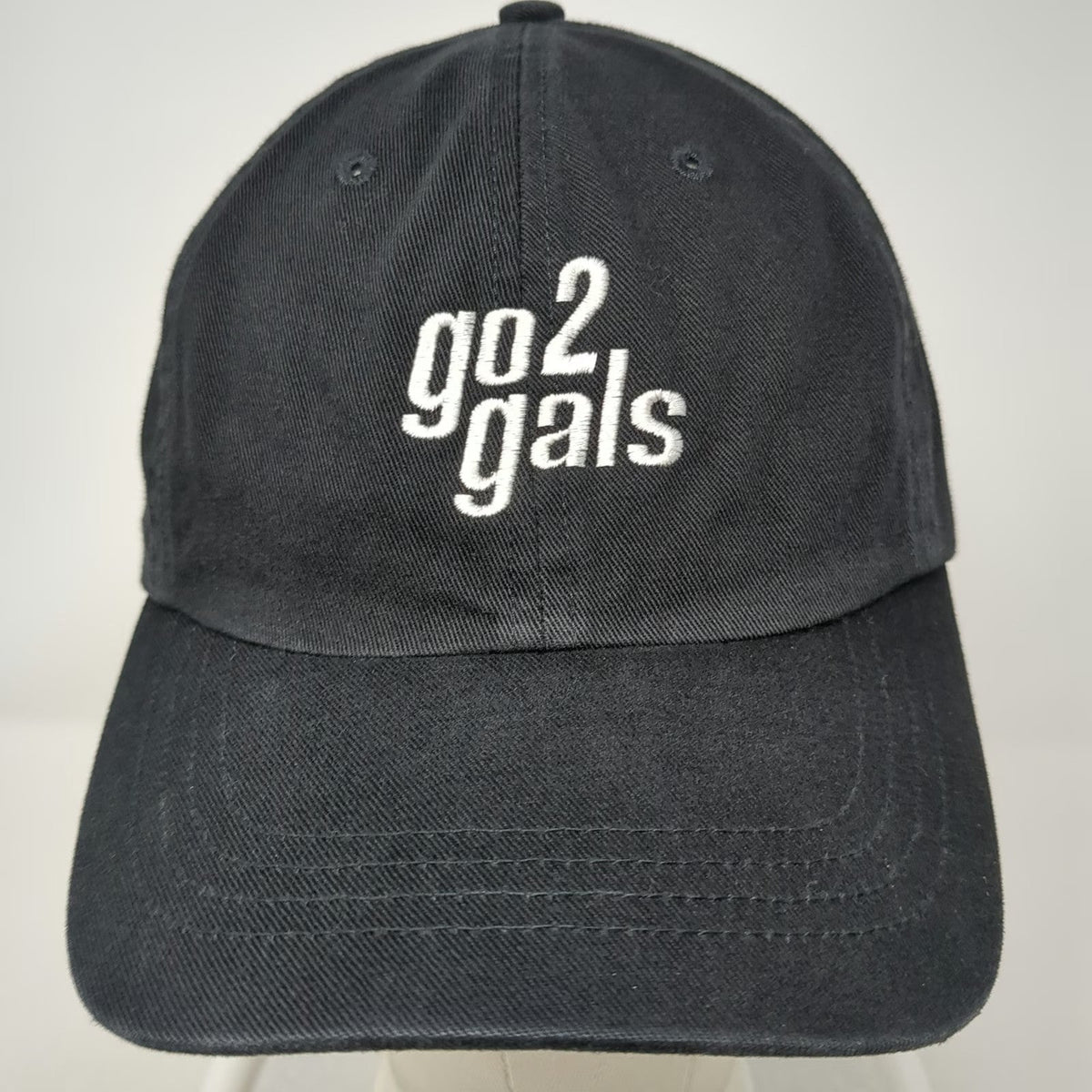 Gear For Sports Baseball Cap Black One Size go2 gals Logo Cotton Slideback Hat