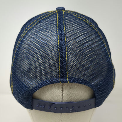 Otto Trucker Hat Blue One Size Simplot Soilbuilders Caldwell Idaho Denim Mesh
