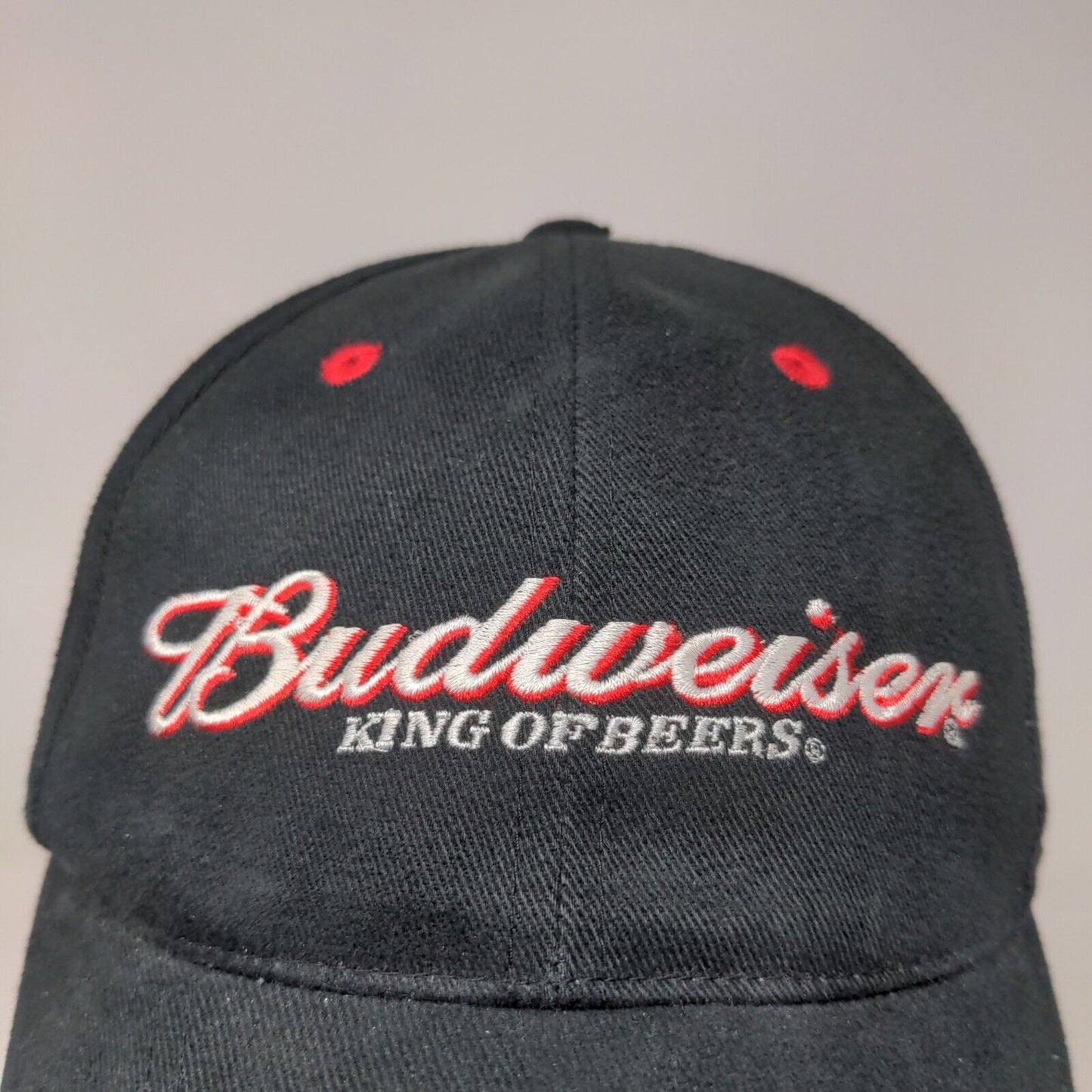 Chase Authentics Men's Strapback Hat Black Dale Earnhardt Jr Budweiser #8 Logo