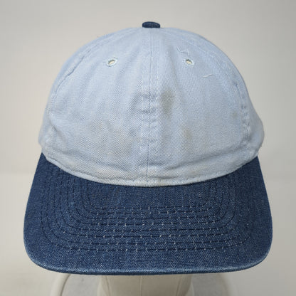 Otto Snapback Hat Blue One Size Adjustable Colorblock Vented Holes 6 Panel Blank
