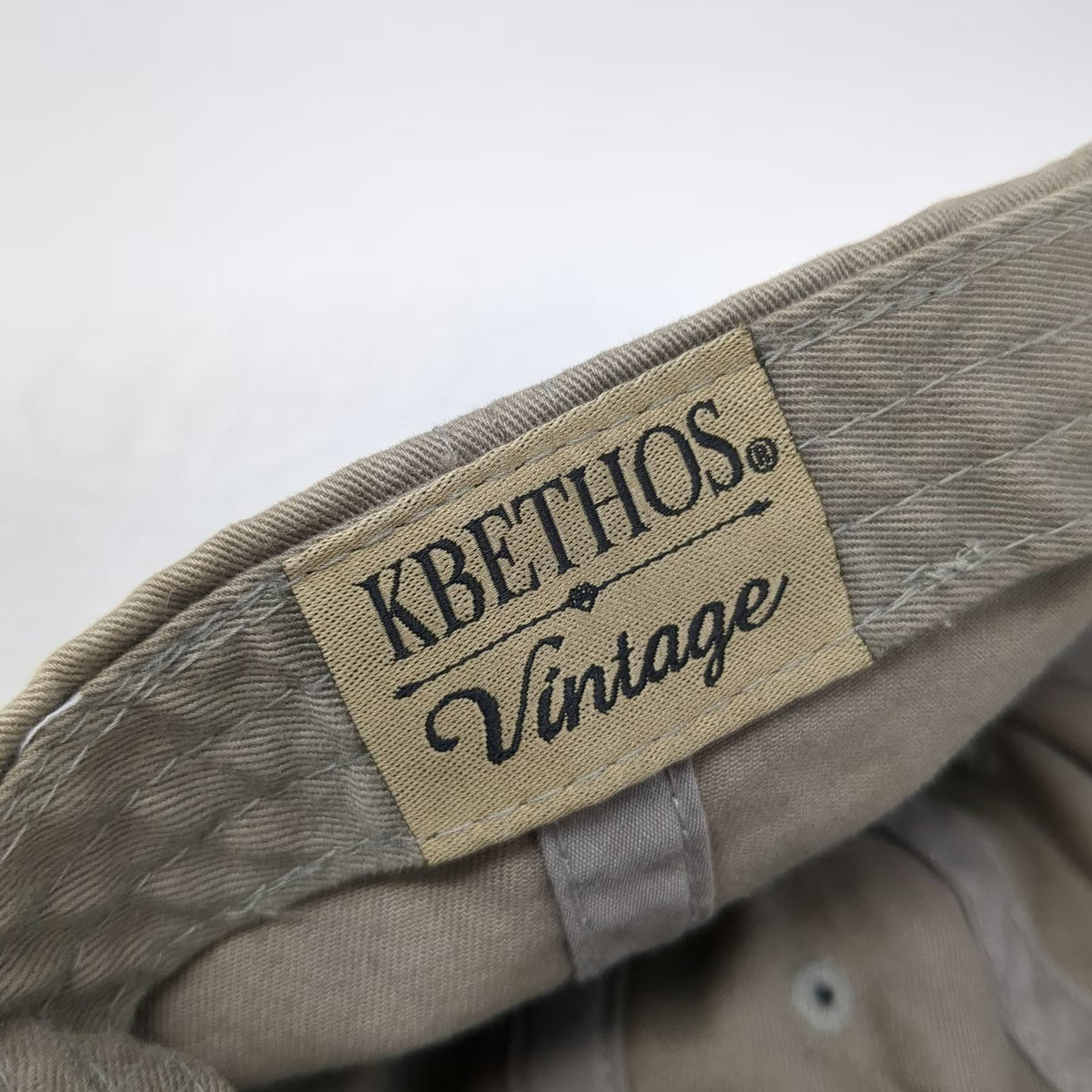 KBETHOS Baseball Cap Beige One Size Distressed American Flag USA Embroidery Hat