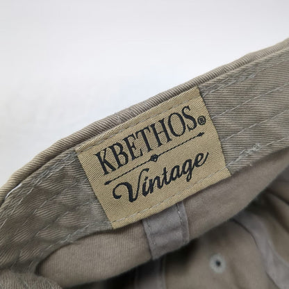 KBETHOS Baseball Cap Beige One Size Distressed American Flag USA Embroidery Hat