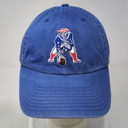 New England Patriots NFL '47 Cap Blue One Size Throwback Logo Slideback Cotton