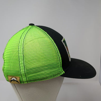 Abby Paffrath Trucker Hat Black Green One Size Fish Patch Art for All Snapback