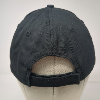 Snap-on Baseball Cap Black One Size Mesh Back Hat Logo Patch Official Licensed