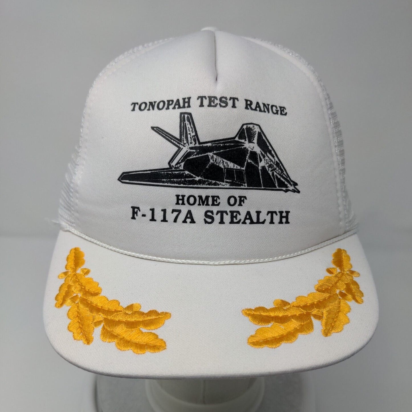 Tonopah Test Range Rope Trucker Hat White OSFA Home of F-117A Stealth