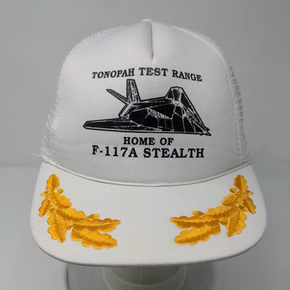 Tonopah Test Range Rope Trucker Hat White OSFA Home of F-117A Stealth