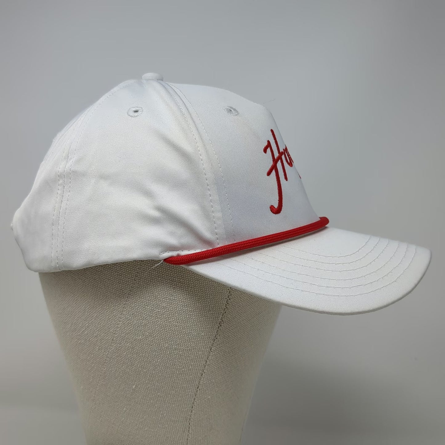 Wawa 5 Panel White One Size Hoagies Red Rope Script Snapback Polyester Hat
