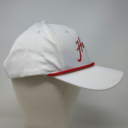 Wawa 5 Panel White One Size Hoagies Red Rope Script Snapback Polyester Hat