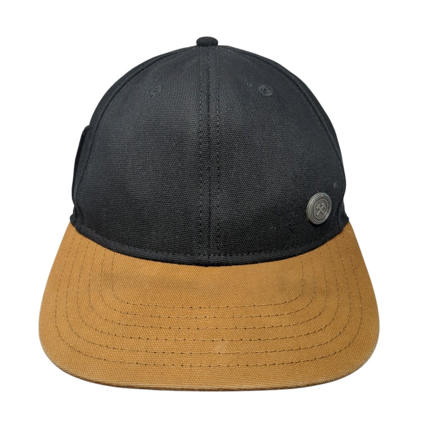 George Strapback Baseball Cap Black One Size Adjustable Colorblock Blank