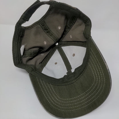 Unbranded Strapback Hat Fatigue Camouflage OSFM Adjustable Vented Holes Blank