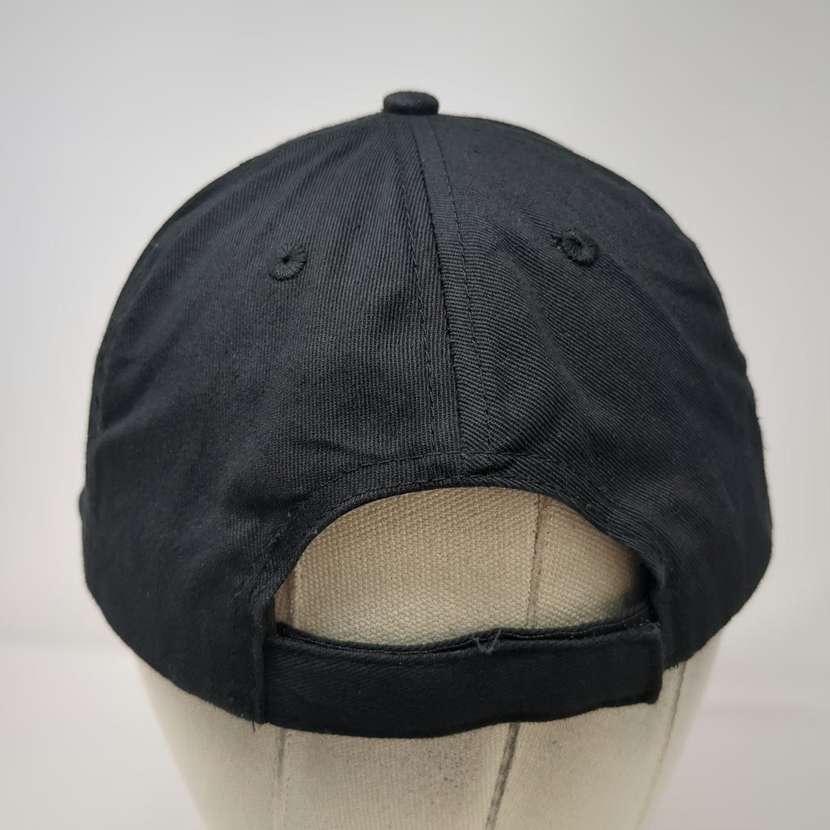 Hit Total by Verizon Logo Embroidered Black Baseball Cap Hat One Size Strapback