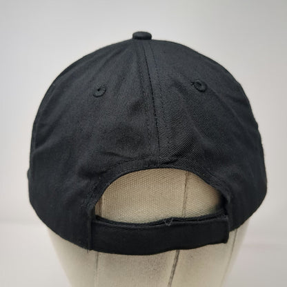 Hit Total by Verizon Logo Embroidered Black Baseball Cap Hat One Size Strapback